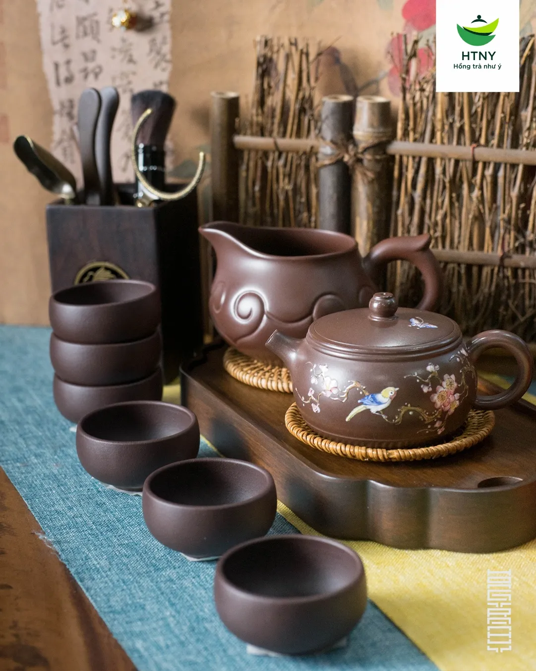 Bộ Ấm Pha Trà Hoa Cúc