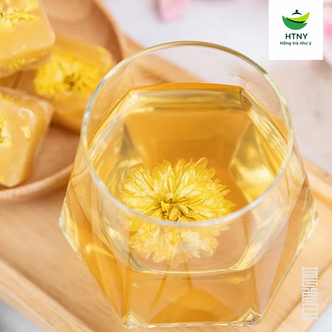 trà hoa cúc đường phèn