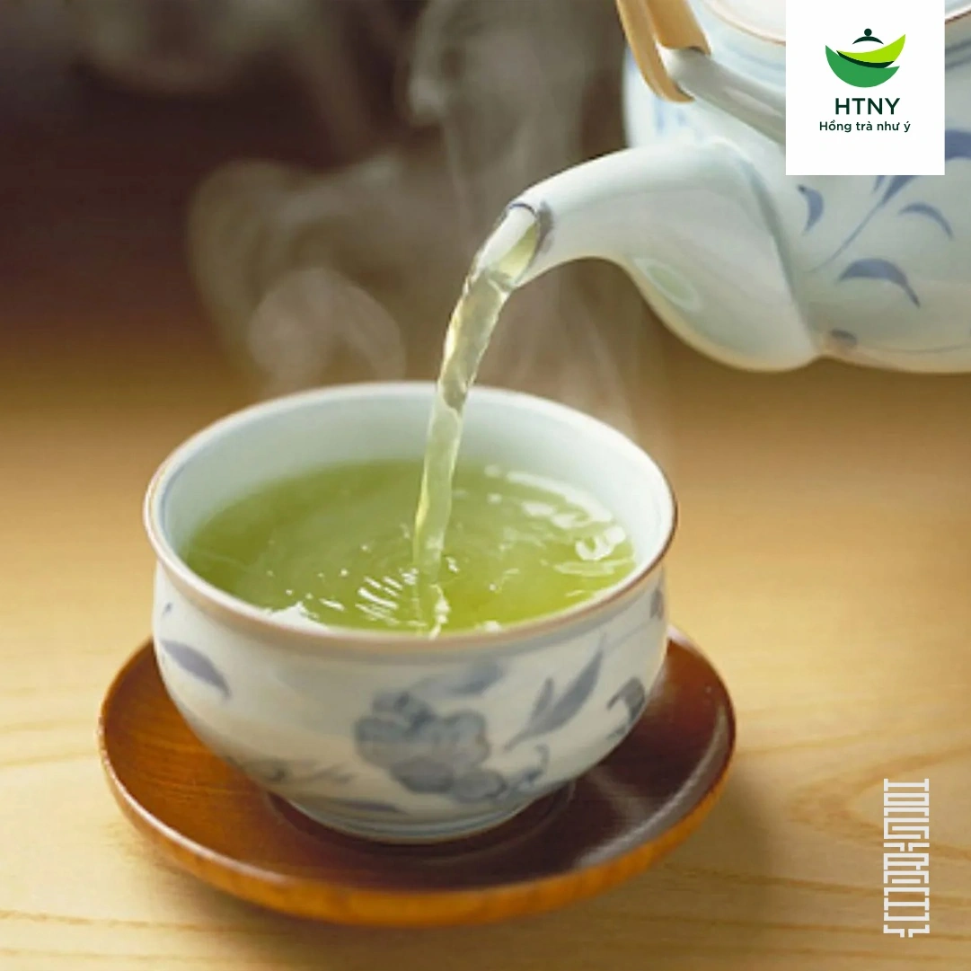 uống nước chè tươi